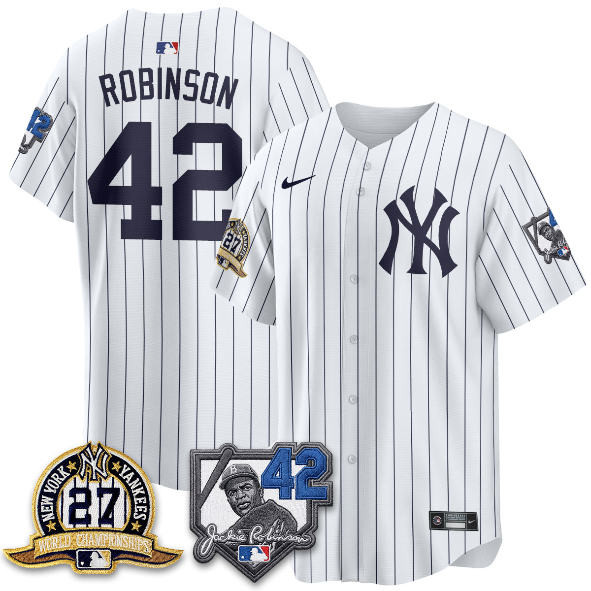 NYY 2026 Jackie Robinson Day Vapor Limited Jersey - Stitched