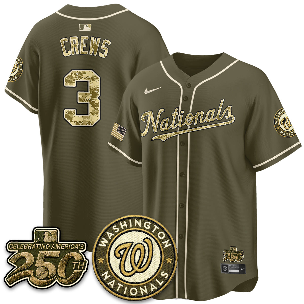 WSH Salute to Service 2026 Vapor Limited Jersey - Stitched