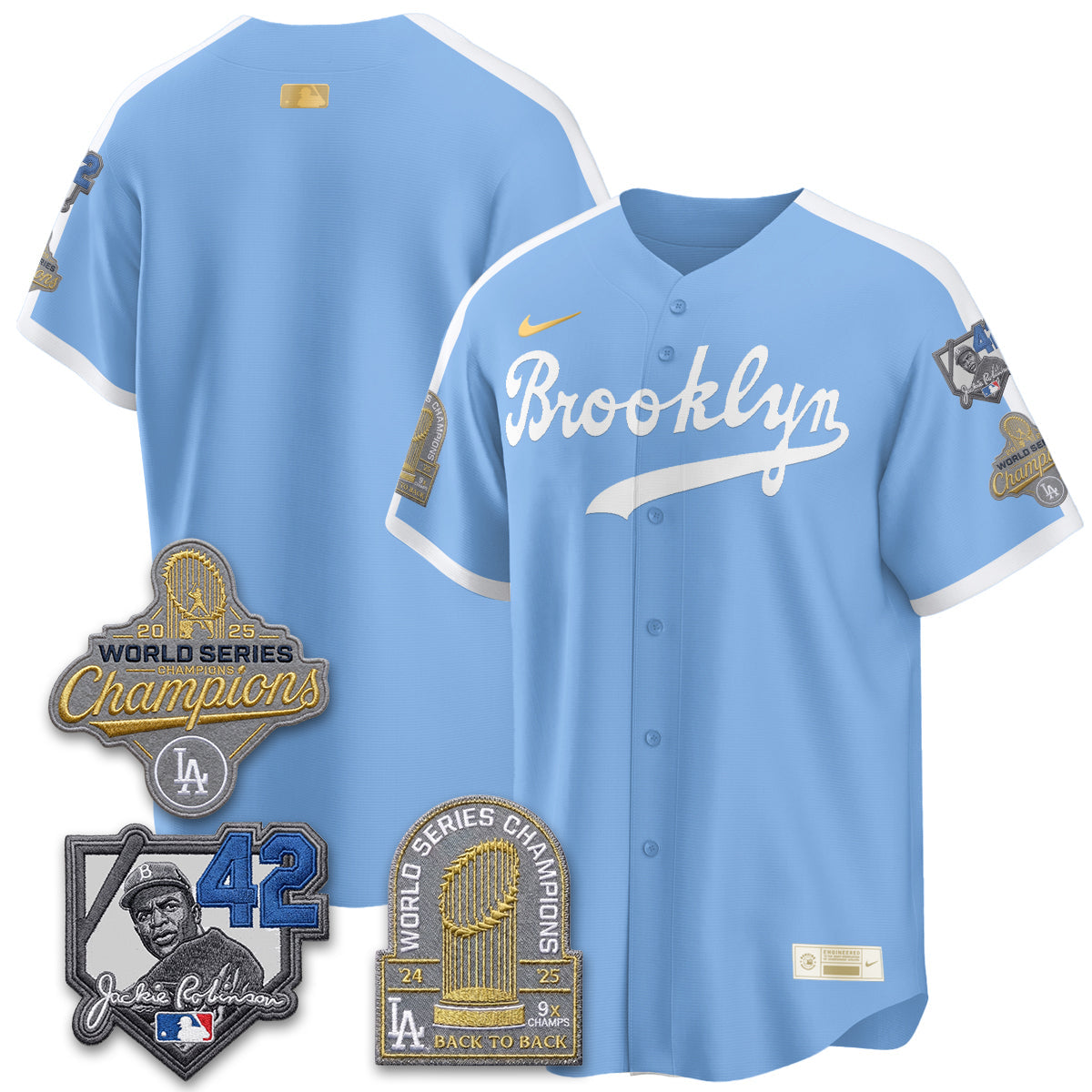 LAD 2026 Brooklyn Jackie Robinson Limited Jersey - All Stitched