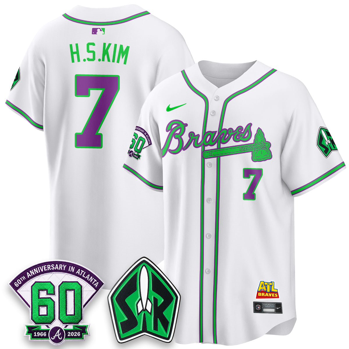 ATL 60th Anniversary Space Ranger Edition Vapor Limited Jersey - All Stitched