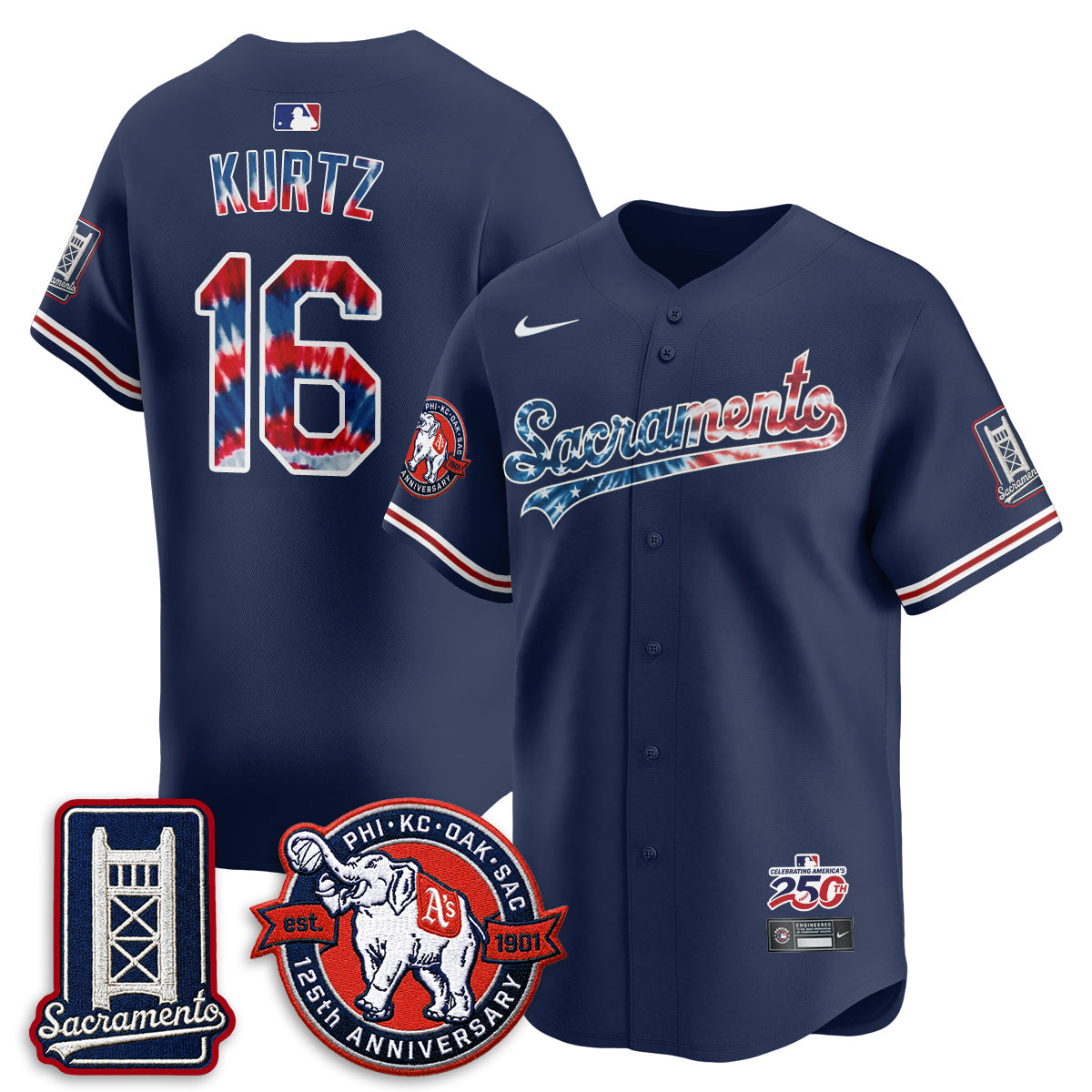 OAK Americana 2026 Vapor Limited Jersey - Stitched
