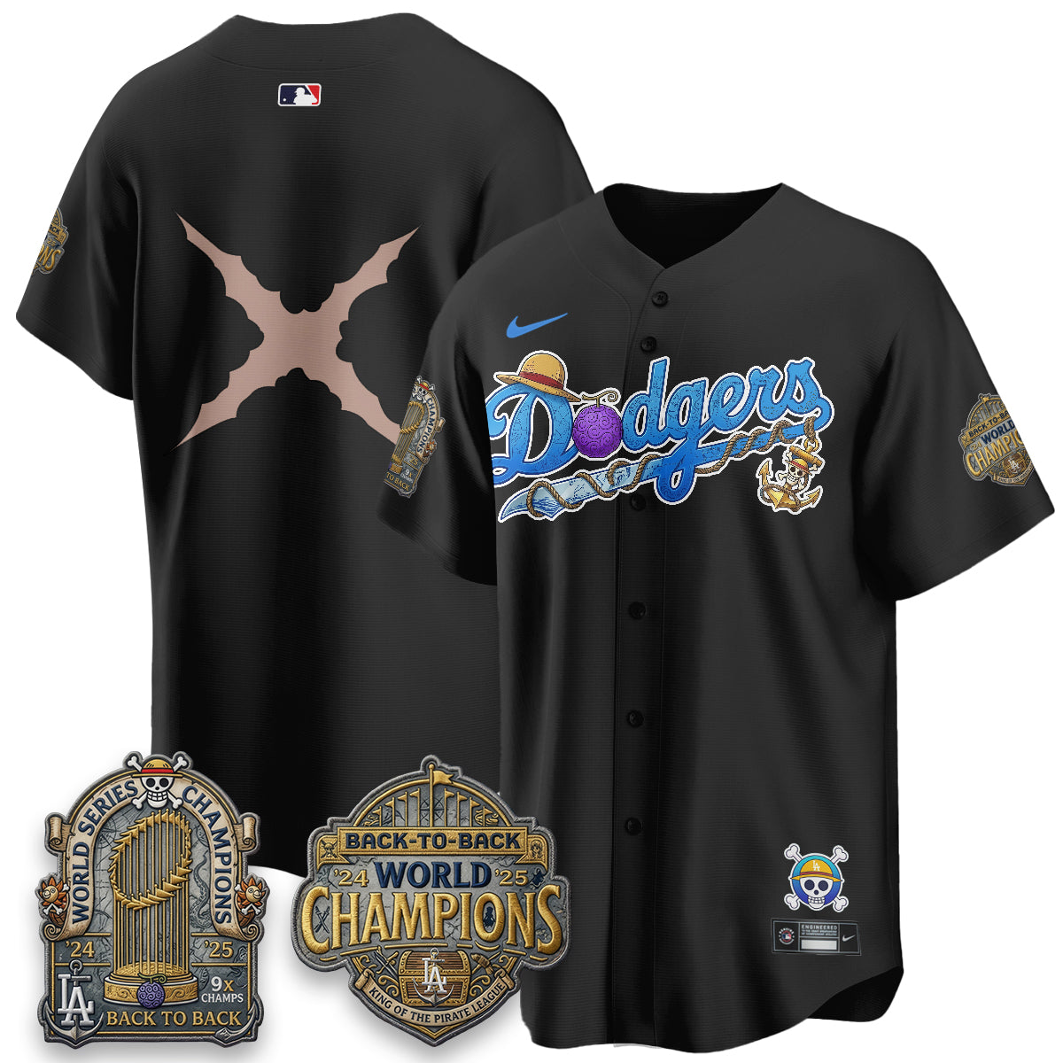 LAD x OP Japanese Cartoon Vapor Limited Jersey V2- Stitched