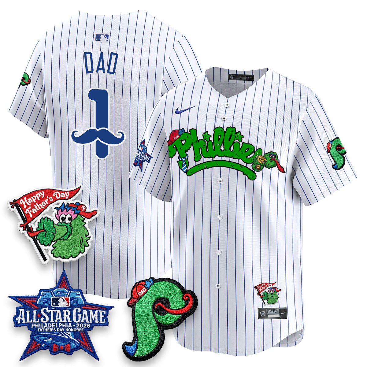 PHI Happy Father's Day Vapor Jersey - Stitched
