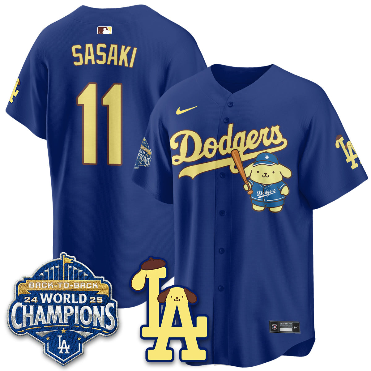 LAD Pompompurin Edition Vapor Jersey - Stitched