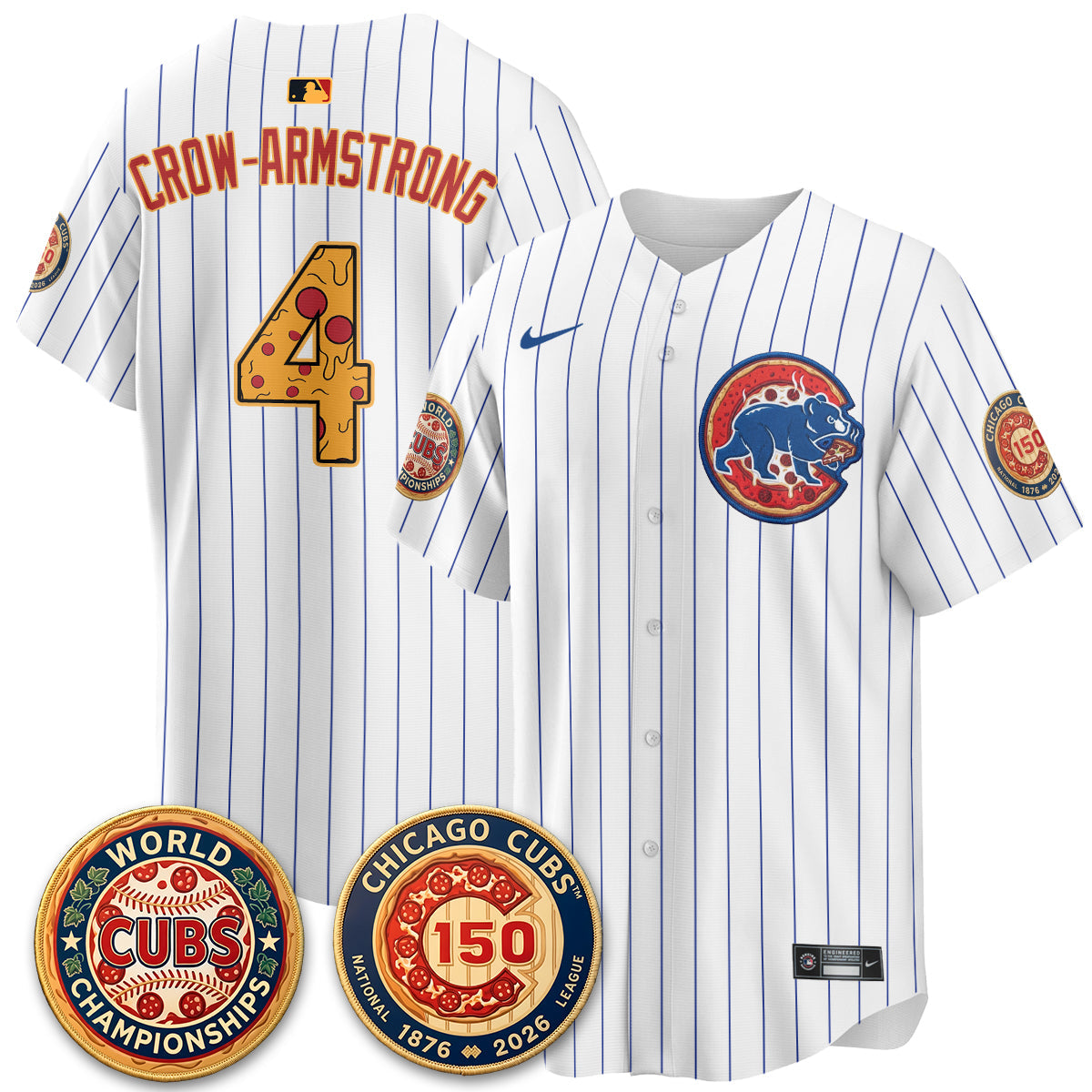 CHC Deep Dish Pizza Vapor Limited Jersey - Stitched