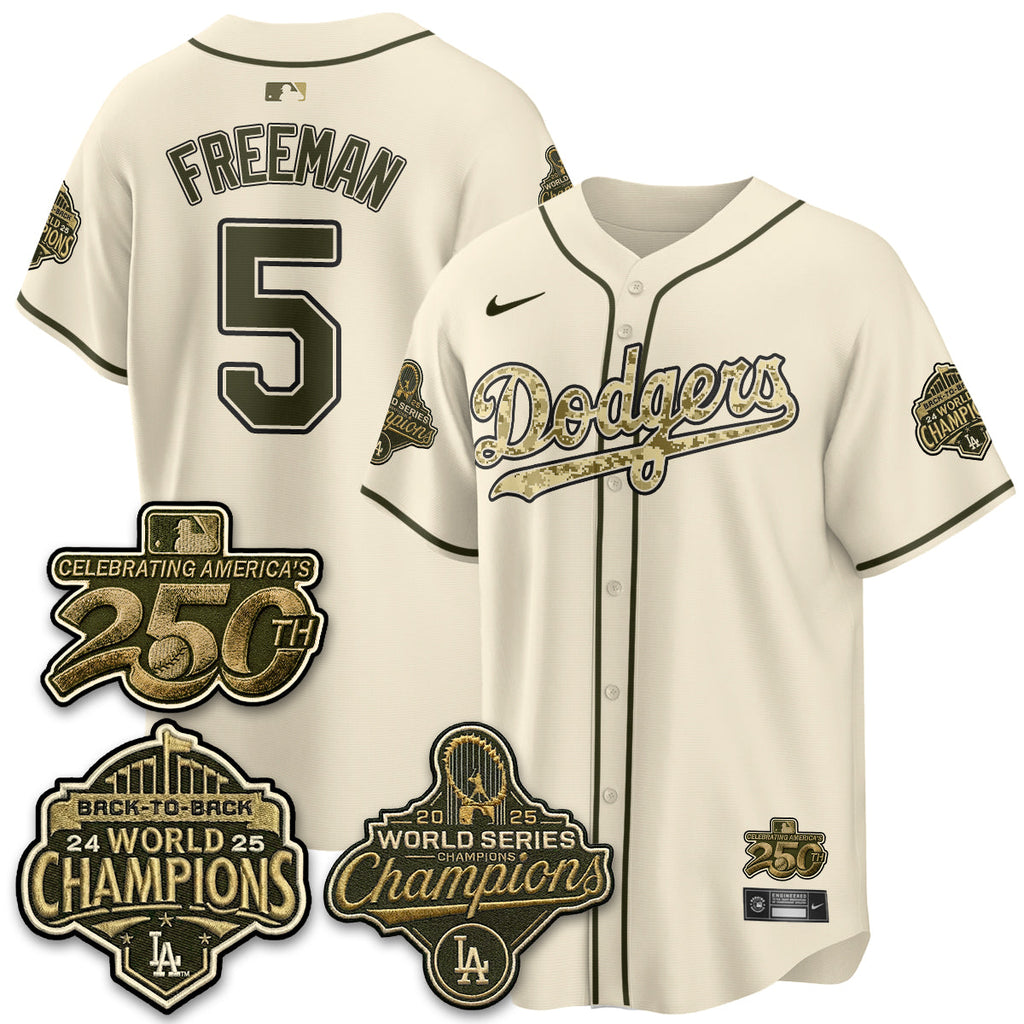 LAD Military Appreciation Game Day Jersey -Stitched