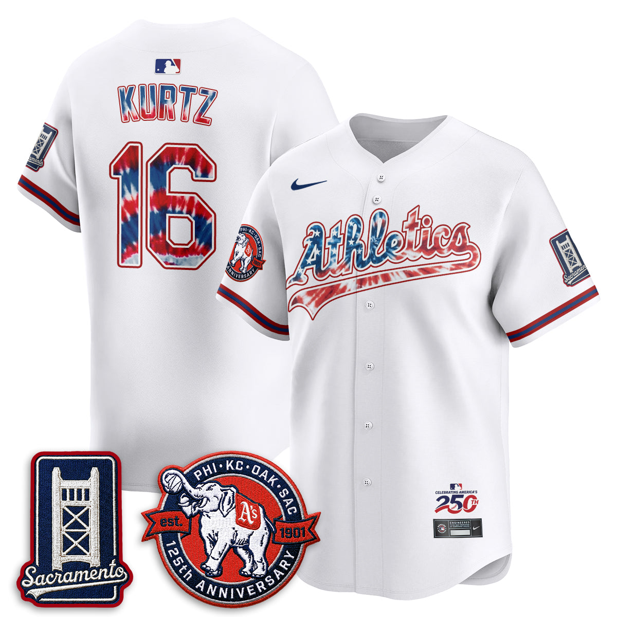 OAK Americana 2026 Vapor Limited Jersey - Stitched