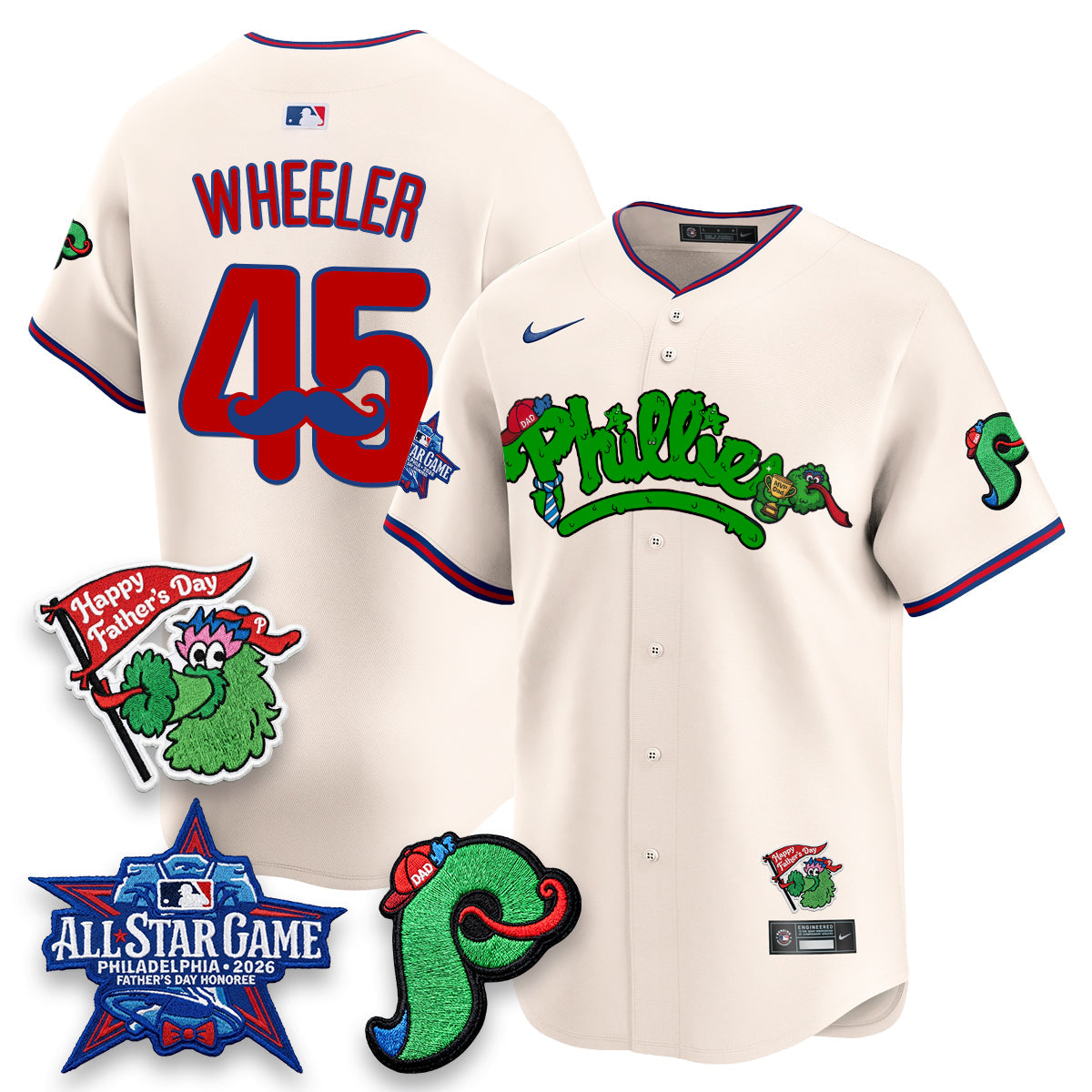 PHI Happy Father's Day Vapor Jersey - Stitched