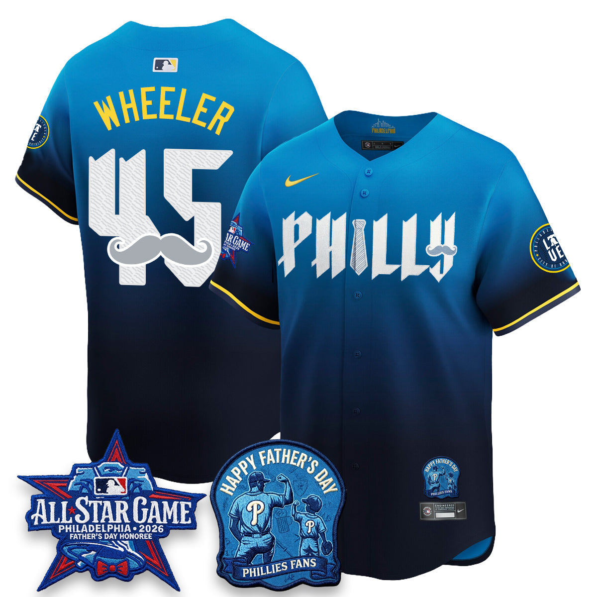 PHI Happy Father's Day Vapor Jersey - Stitched