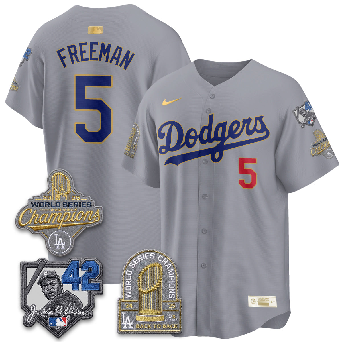 LAD 2026 Jackie Robinson New Era Vapor Limited Jersey - All Stitched