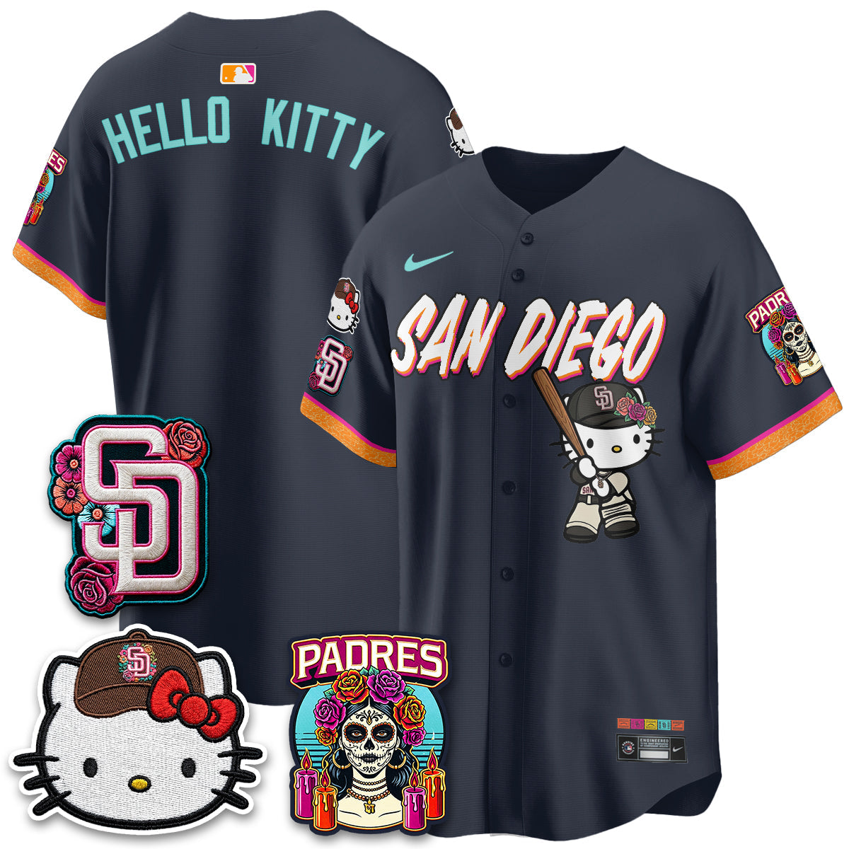 SD 2026 City Connect x Meow KT Vapor Limited Jersey - All Stitched