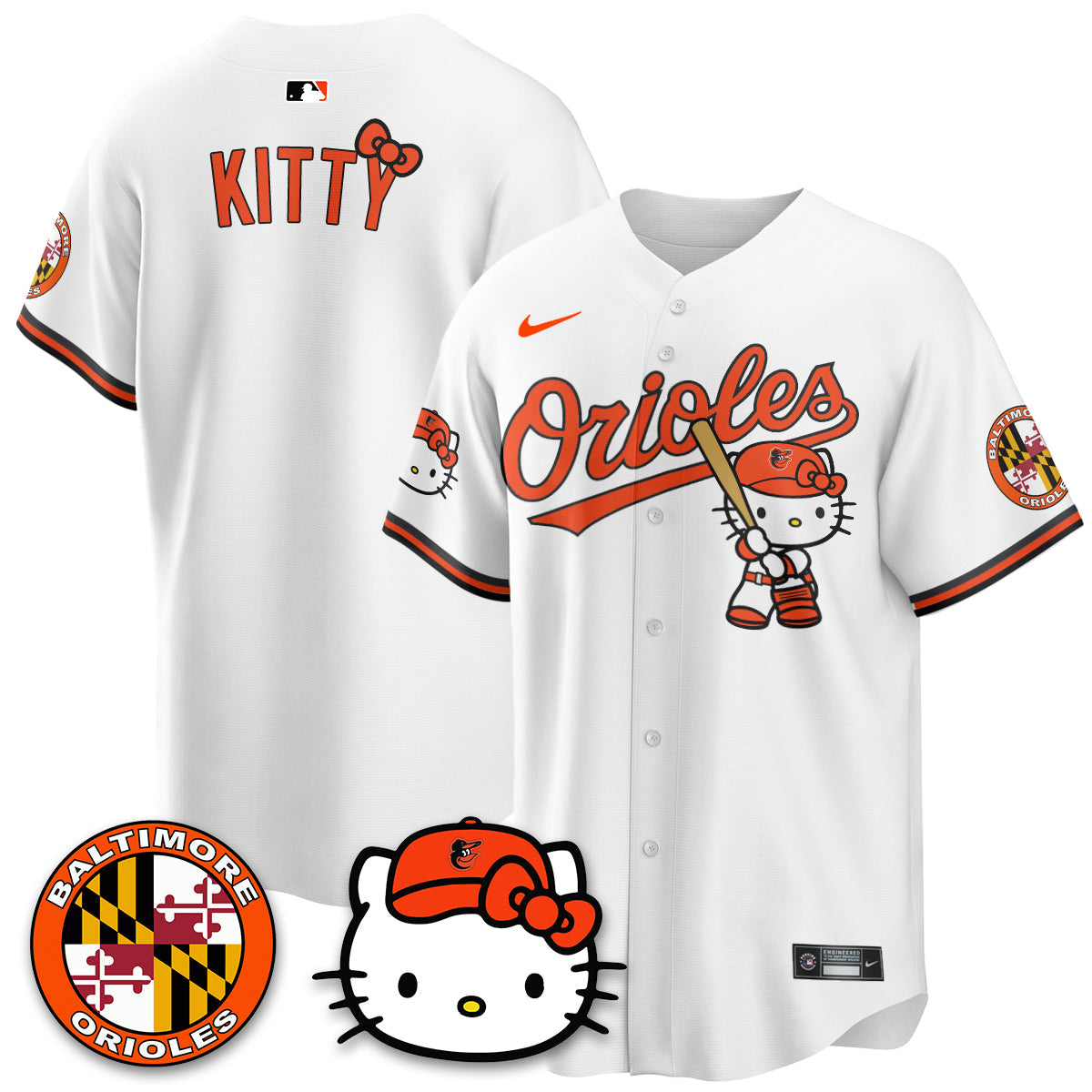 BAL x Meow Kitty Limited City Connect Jersey - Stitched