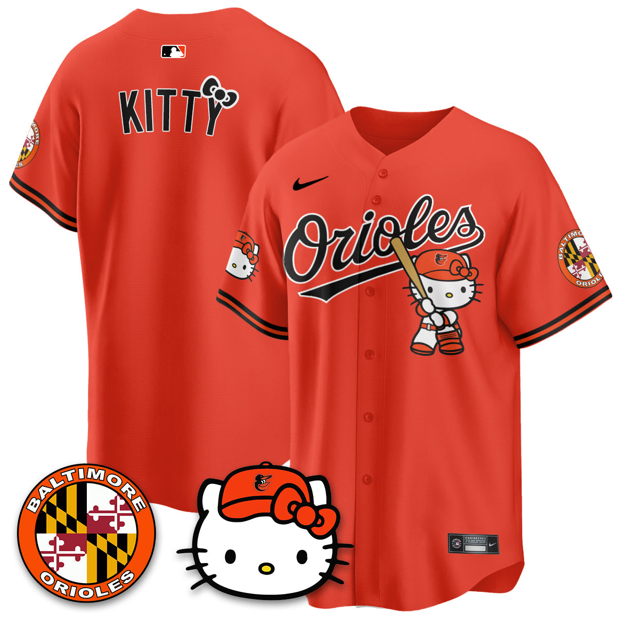 BAL x Meow Kitty Limited City Connect Jersey - Stitched