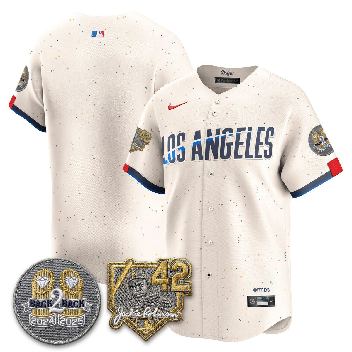 LAD -  2026 Jackie Robinson Day Vapor Limited Jersey - All Stitched