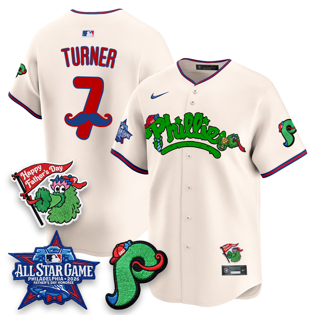PHI Happy Father's Day Vapor Jersey - Stitched