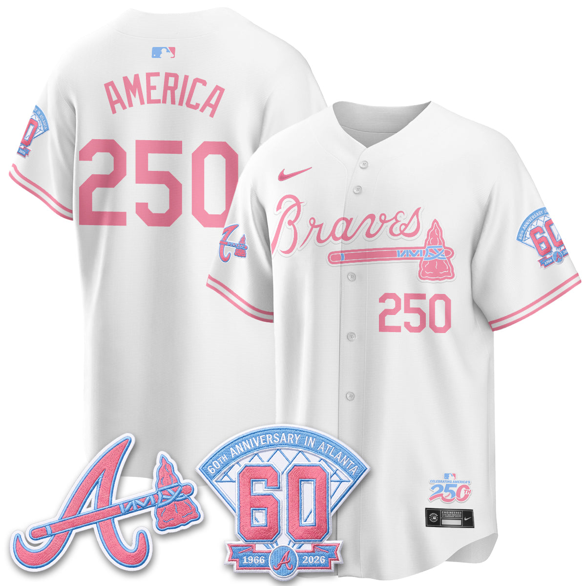 ATL x Bubblegum Vapor Jersey - Stitched