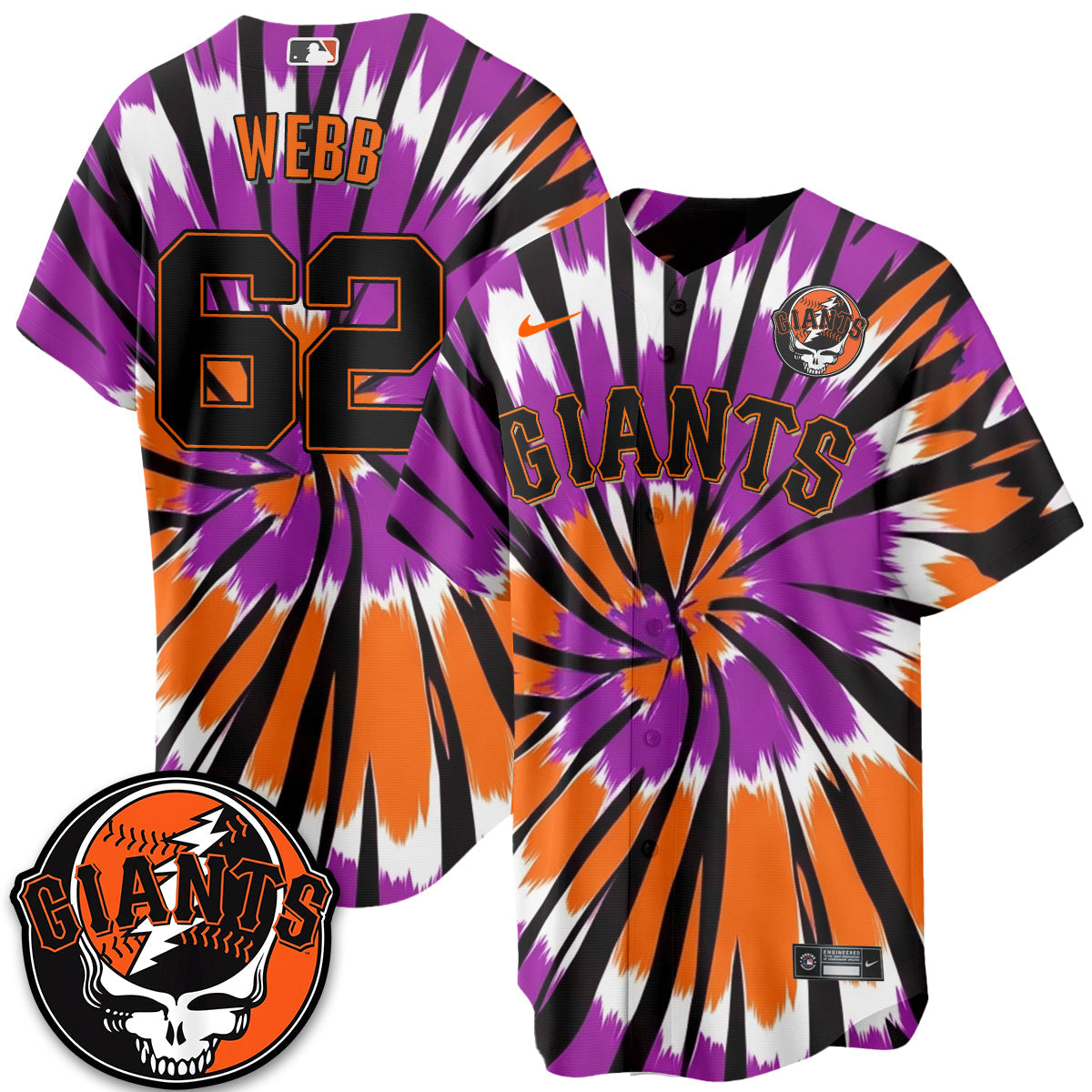 SF x Grateful Dead Vapor Jersey V2 - Stitched