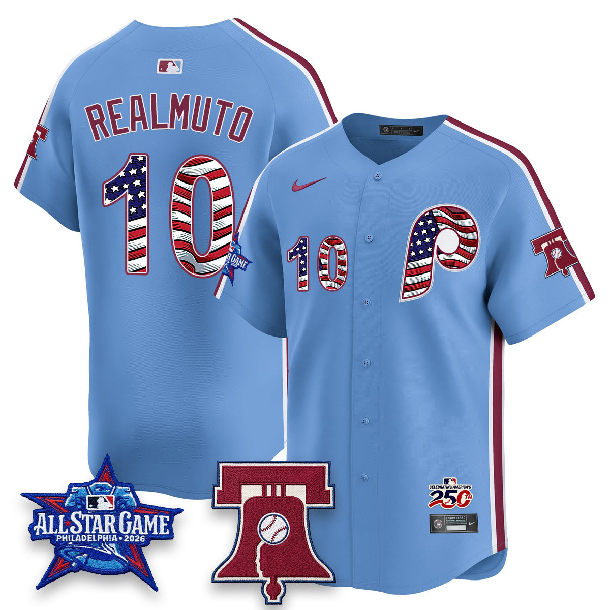 PHI 2026 Independence Day USA Vapor Limited Jersey - Stitched
