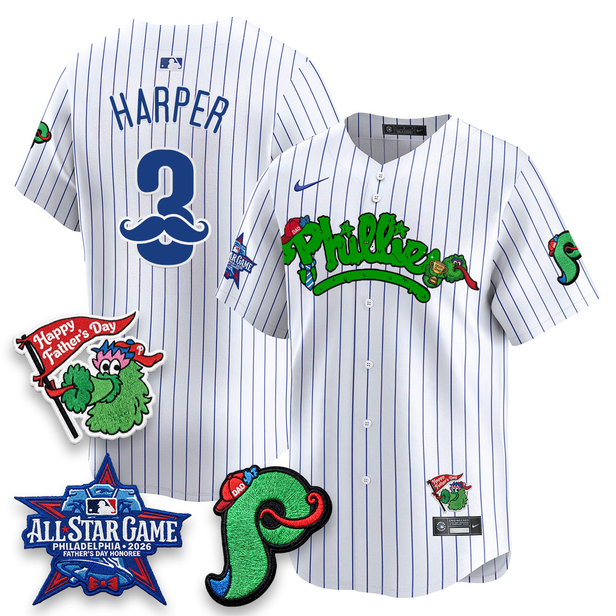 PHI Happy Father's Day Vapor Jersey - Stitched