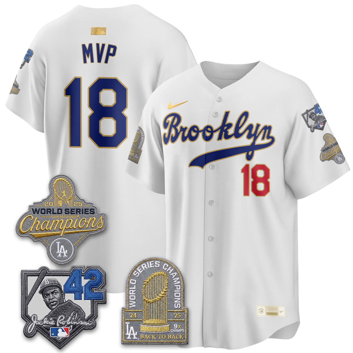 LAD 2026 Brooklyn Jackie Robinson Limited Jersey - Stitched