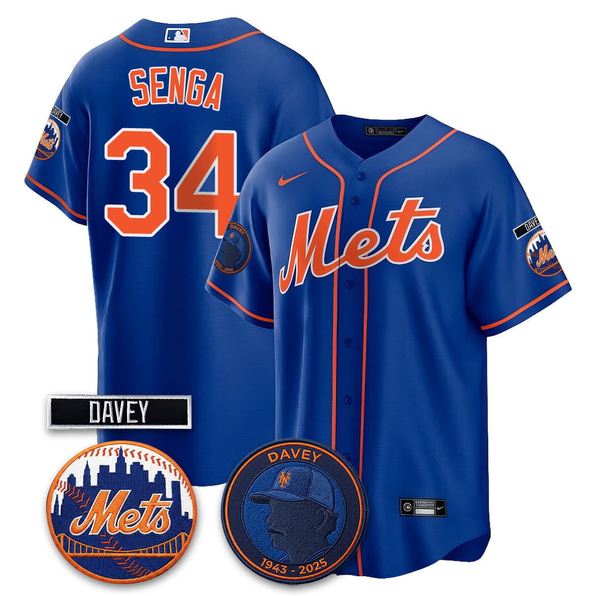 NYM 2026 Davey Johnson In Memoriam Vapor Limited Jersey - All Stitched