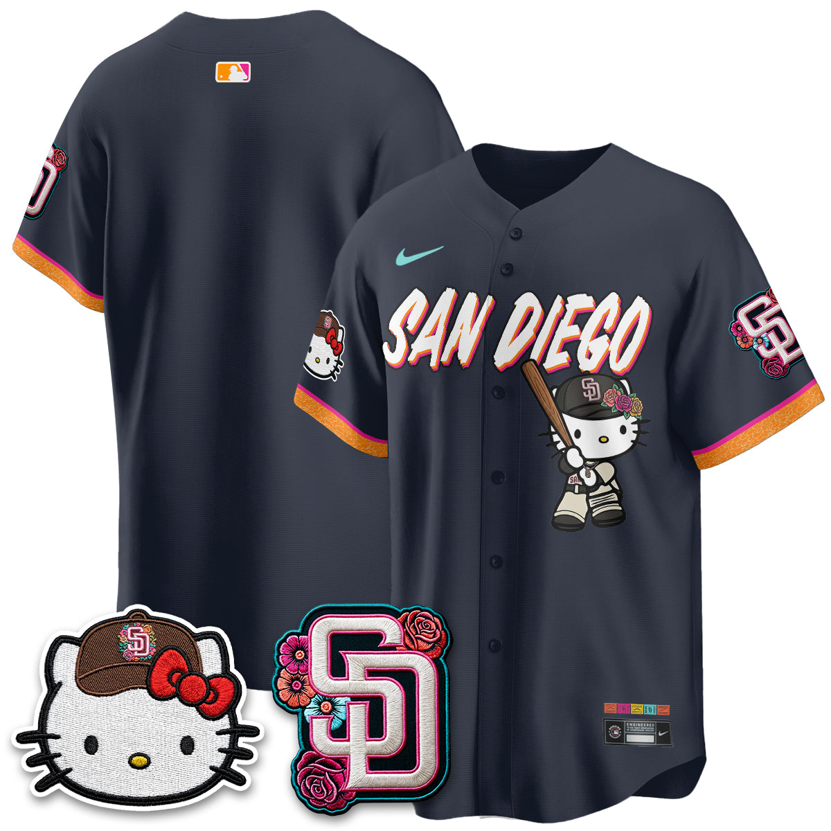 SD 2026 City Connect x Meow KT Vapor Limited Jersey - All Stitched