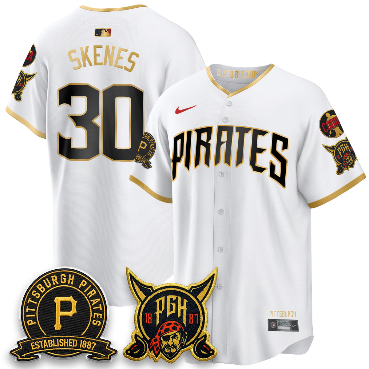 PIT Vapor Limited Jersey - Cobra & Est 1887 Patch - All Stitched