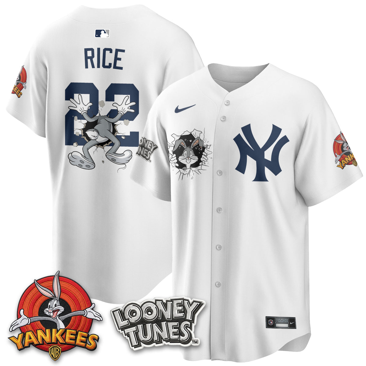 NYY x Bunny Vapor Limited Jersey V3- Printed