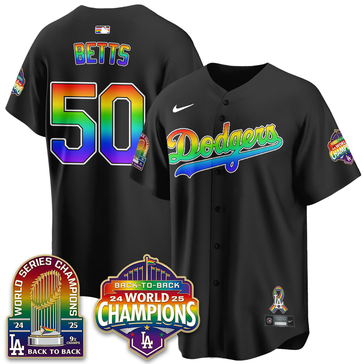 LAD Happy Pride Month Vapor Jersey - Stitched