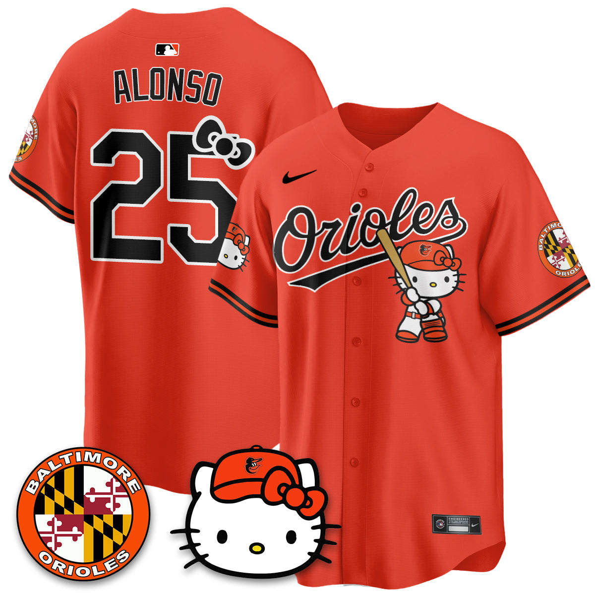 BAL x Meow Kitty Limited City Connect Jersey - Stitched