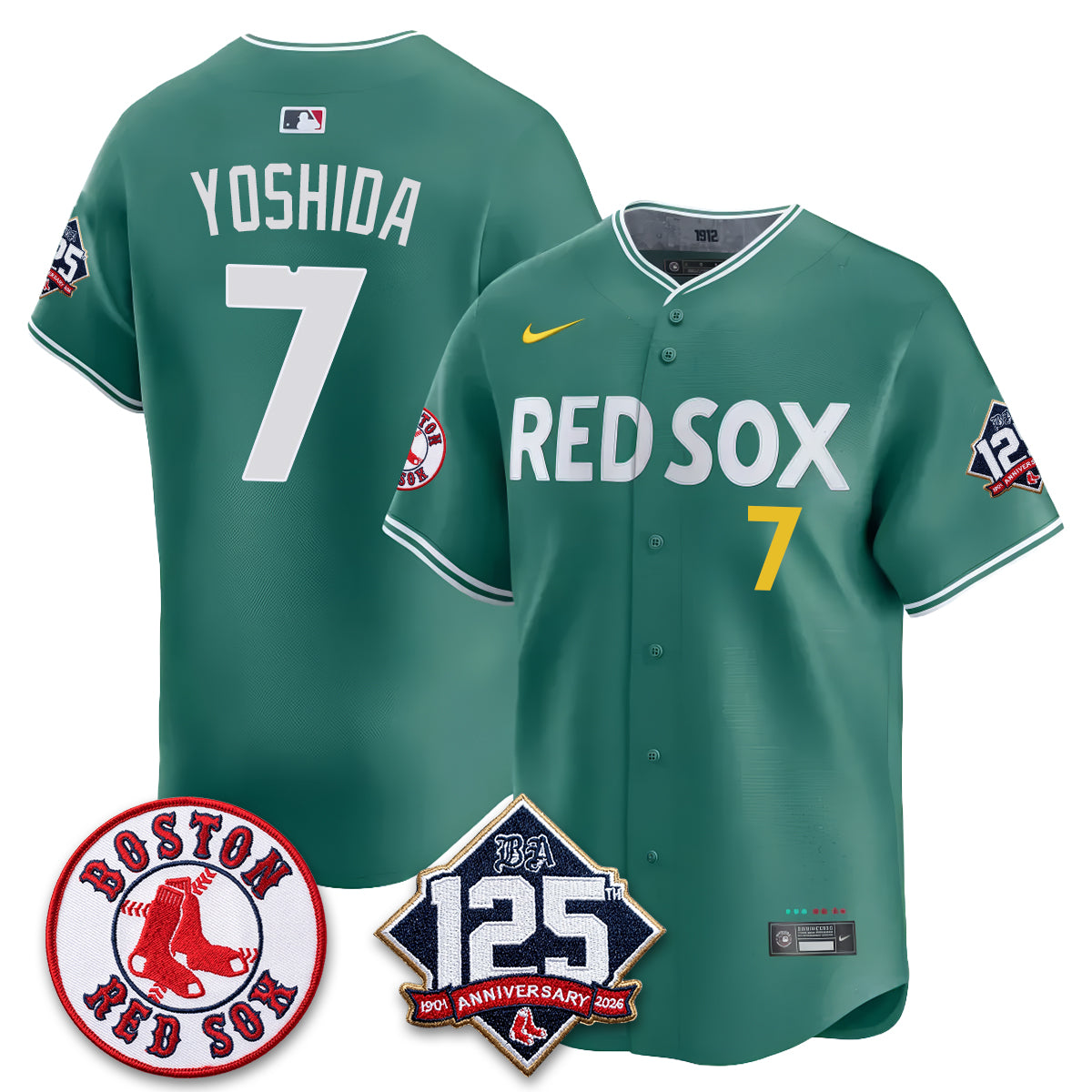 BOS 125th Anniversary Patch Vapor Jersey - Stitched