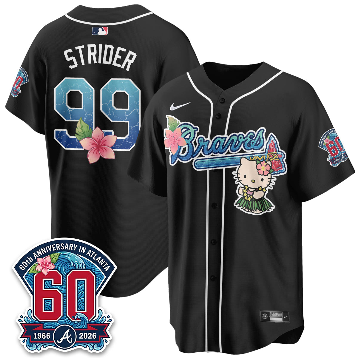 ATL x Meow Aloha Spirit Vapor Jersey - Stitched