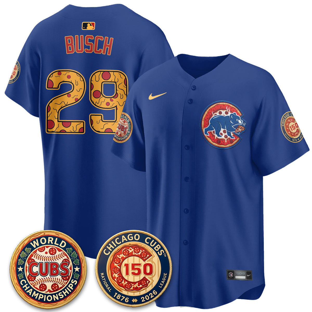 CHC Deep Dish Pizza Vapor Limited Jersey - Stitched