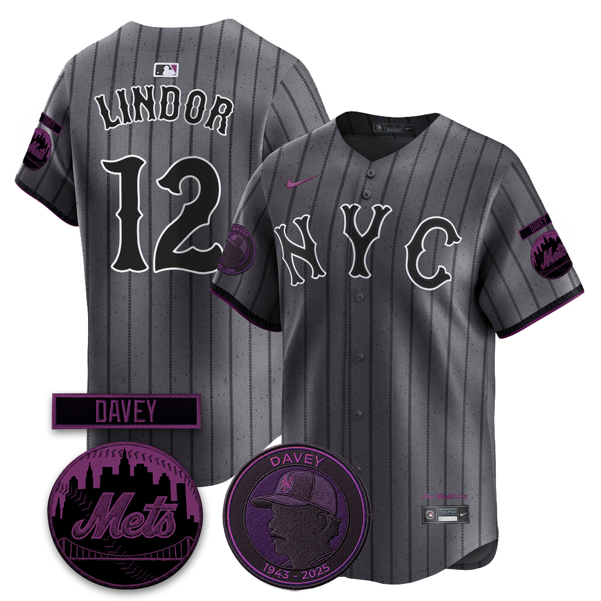 NYM 2026 Davey Johnson In Memoriam Vapor Limited Jersey - All Stitched