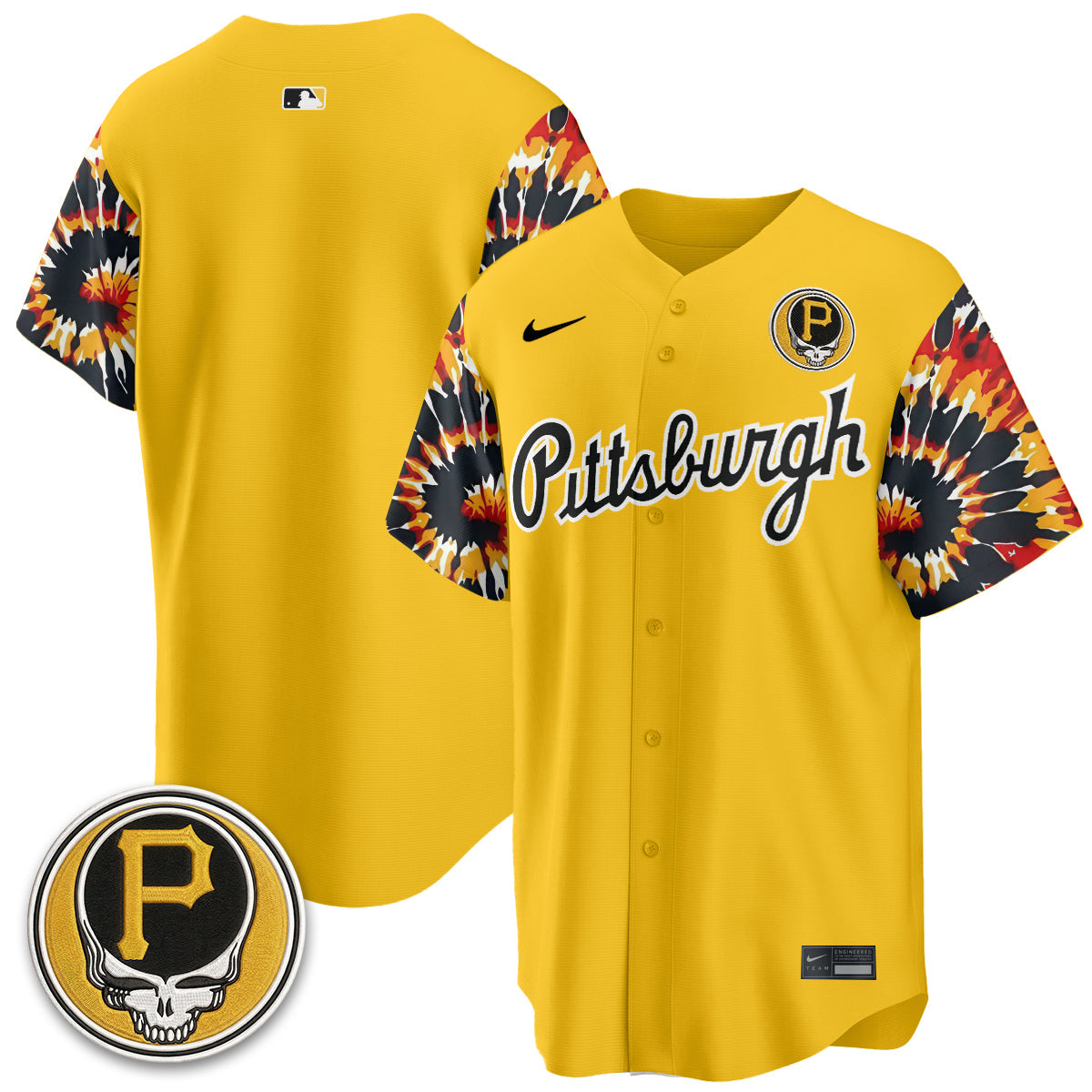 PIT x Grateful Dead Vapor Limited Jersey - Stitched