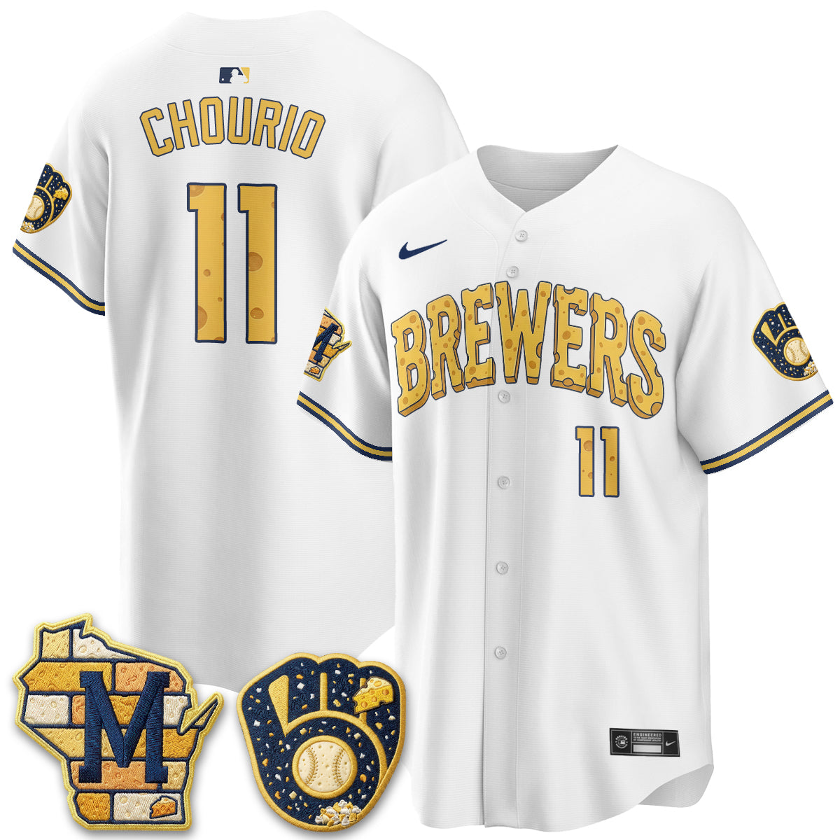 MIL Cheesehead Edition Vapor Limited Jersey - Stitched