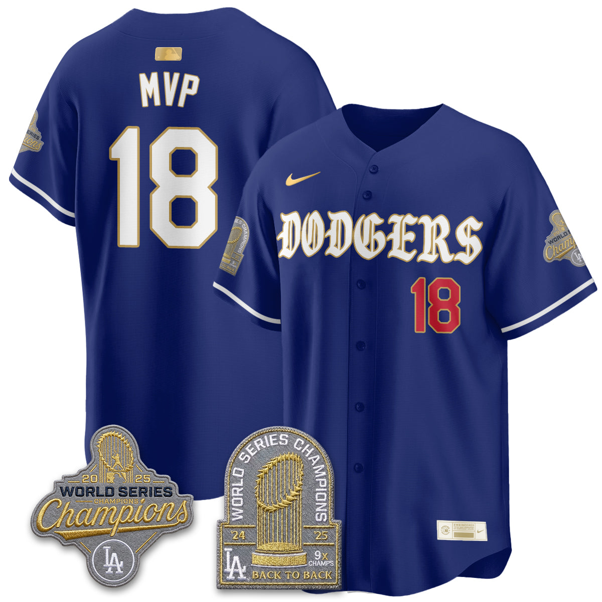 LAD Vapor Limited Jersey - Back to Back 9x Champs - All Stitched