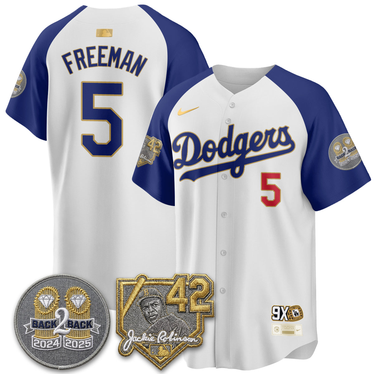 LAD -  2026 Jackie Robinson Day Vapor Limited Jersey - All Stitched