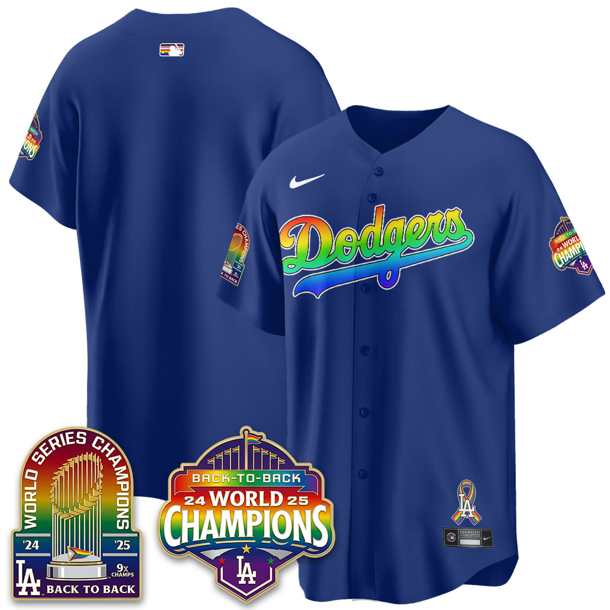 LAD Happy Pride Month Vapor Jersey - Stitched