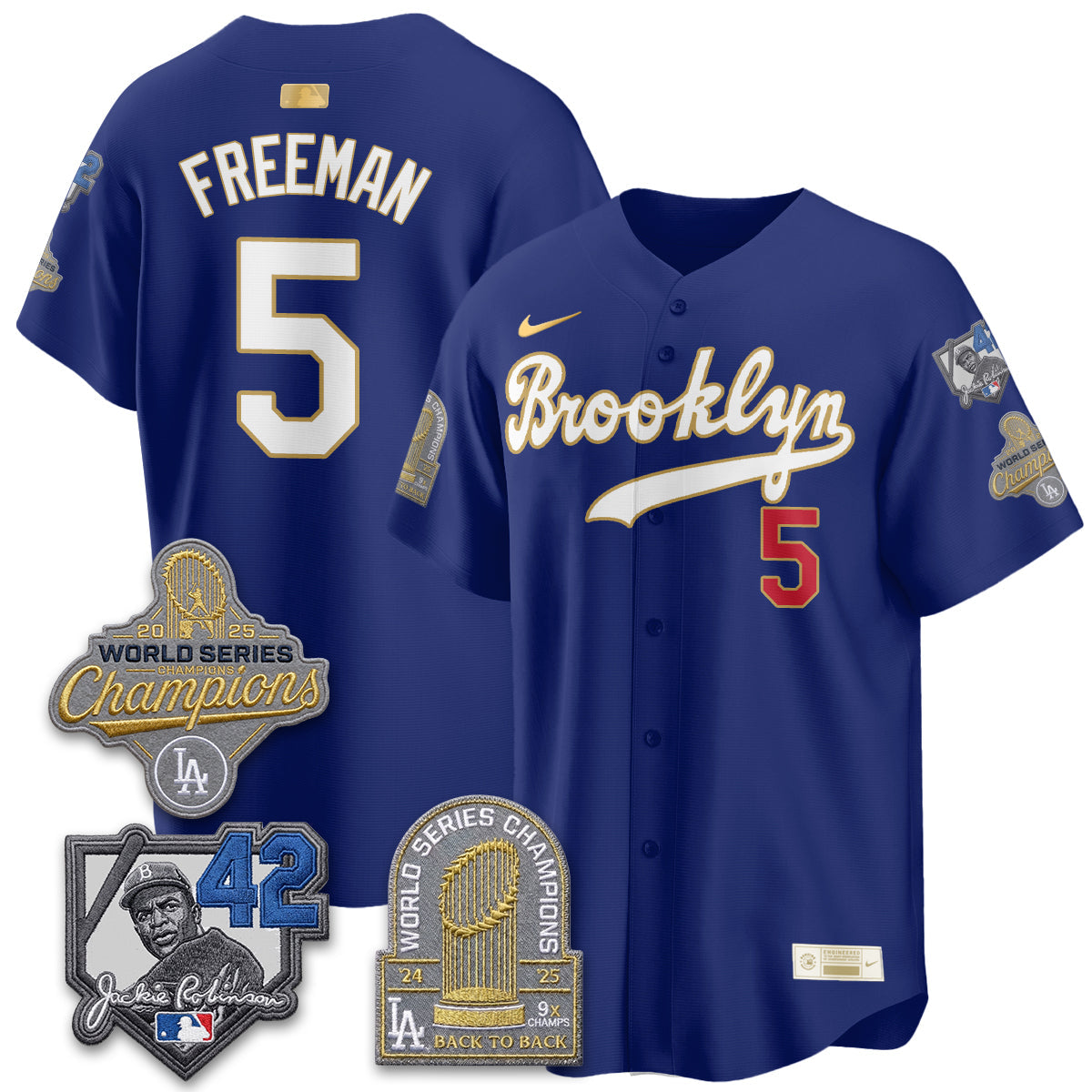 LAD 2026 Brooklyn Jackie Robinson Limited Jersey - All Stitched