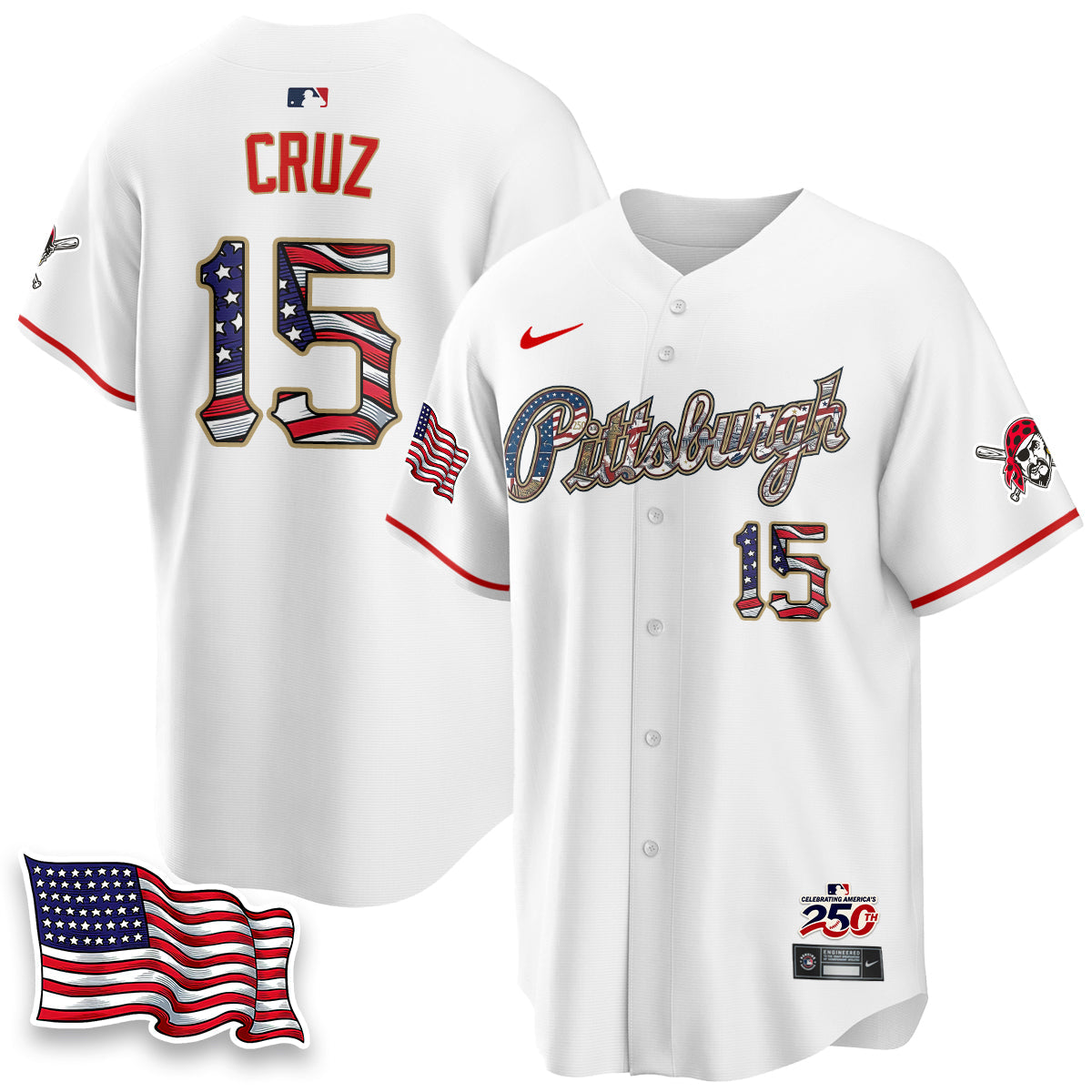 PIT 2026 Independence Day USA Vapor Limited Jersey - Stitched