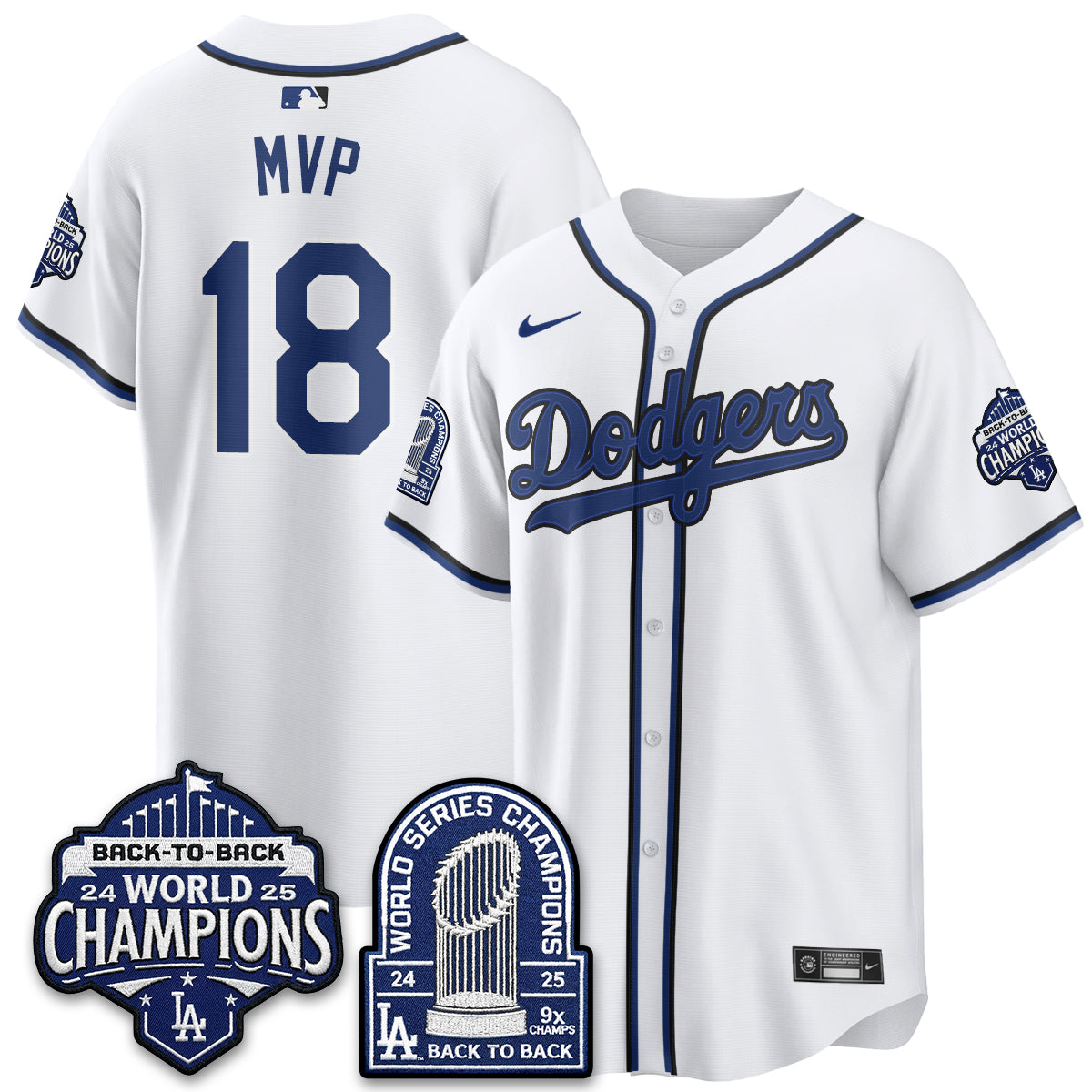 LAD 2026 Black Out Style Vapor Limited Jersey - B2B Champs - All Stitched