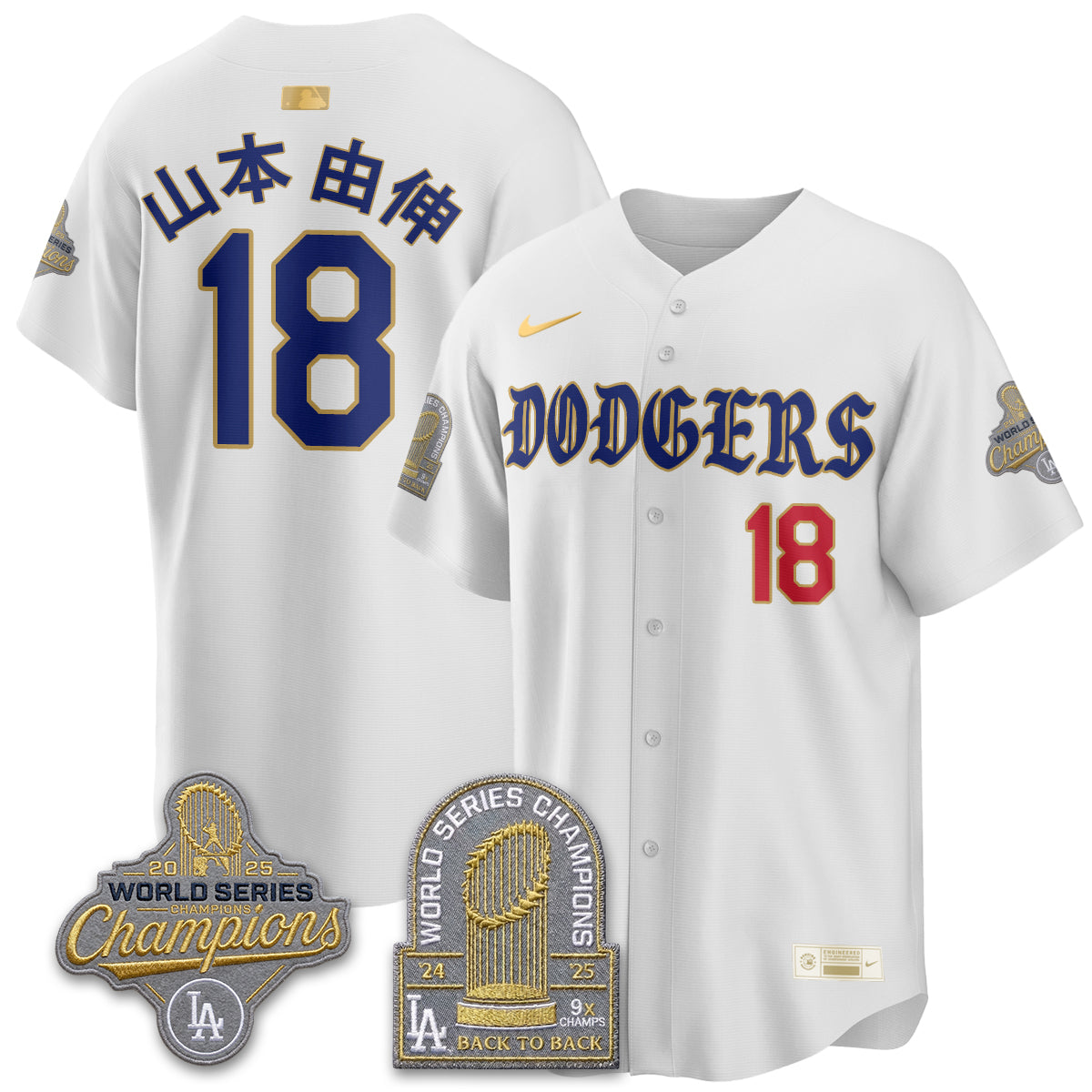 LAD Vapor Limited Jersey - Back to Back 9x Champs - All Stitched
