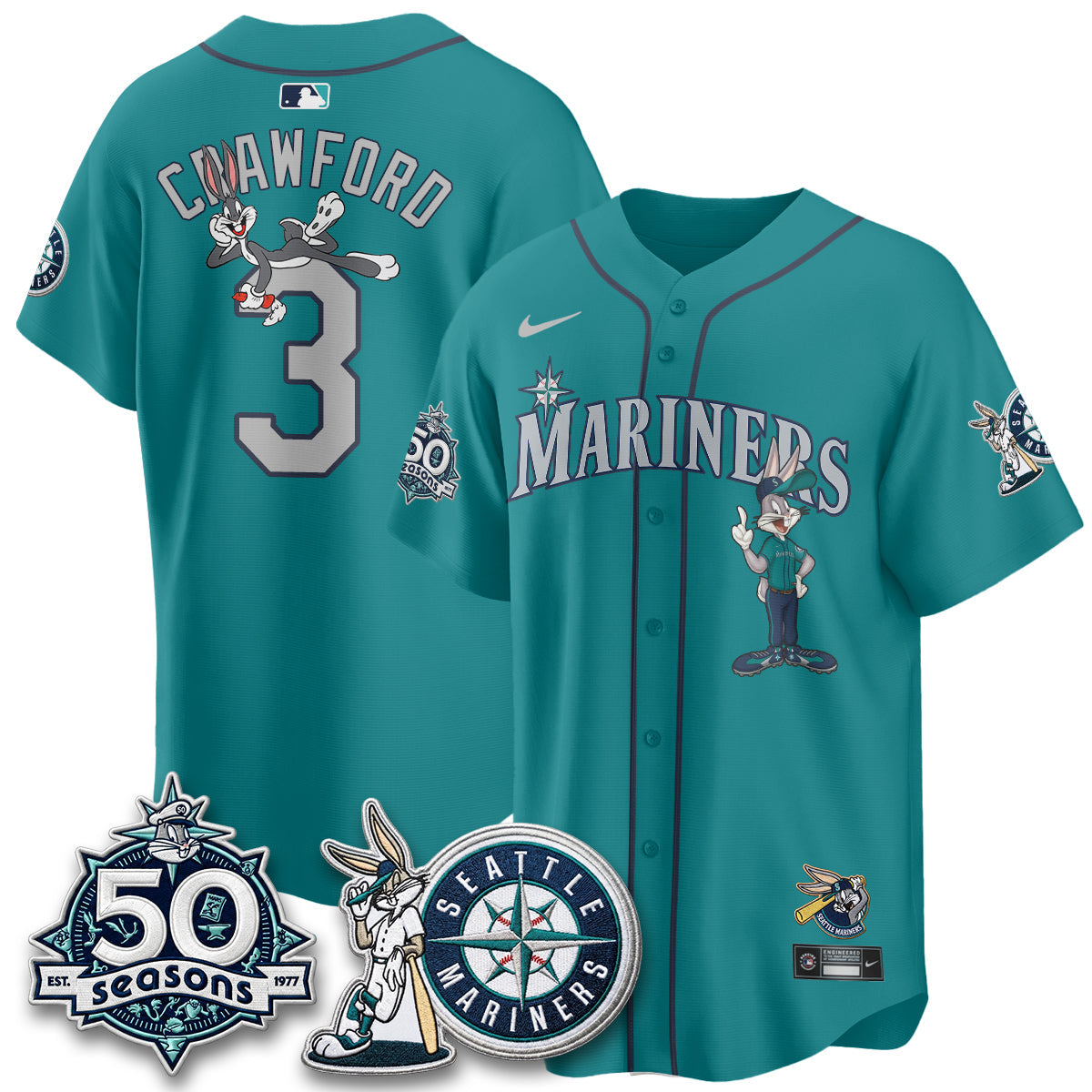 SEA x Bunny Vapor Premier Limited Jersey - Stitched