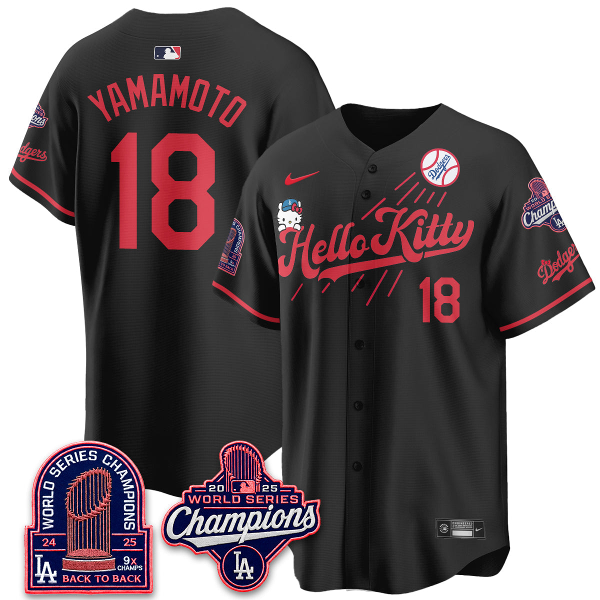 LAD x Hello Kitty Night 2026 Vapor Jersey - All Stitched - V3