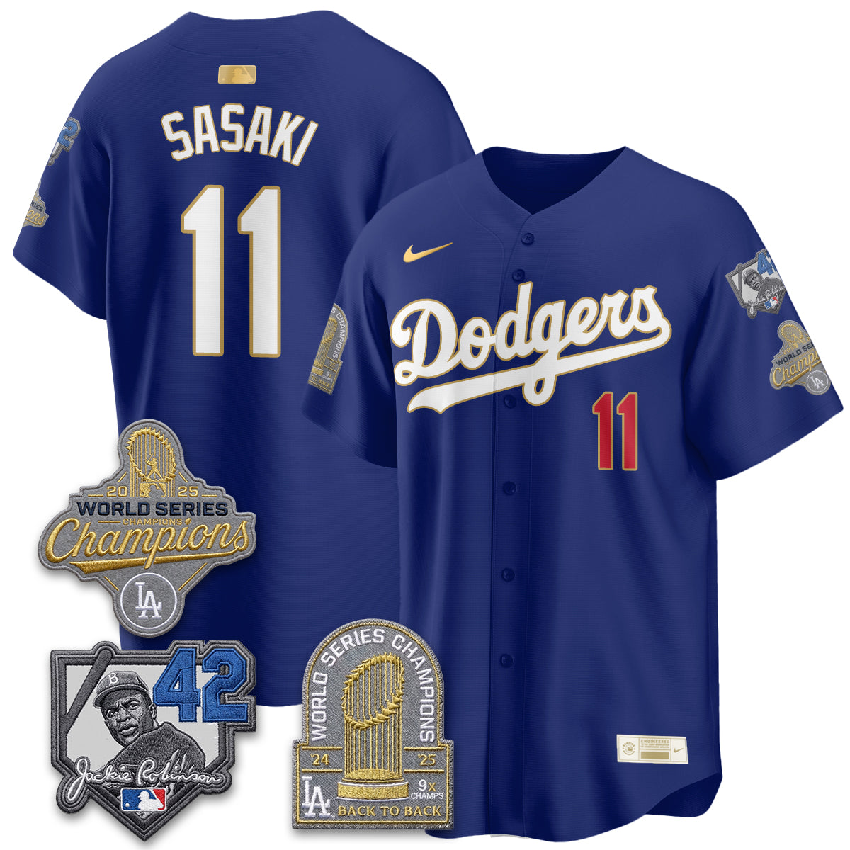 LAD 2026 Jackie Robinson New Era Vapor Limited Jersey - Stitched