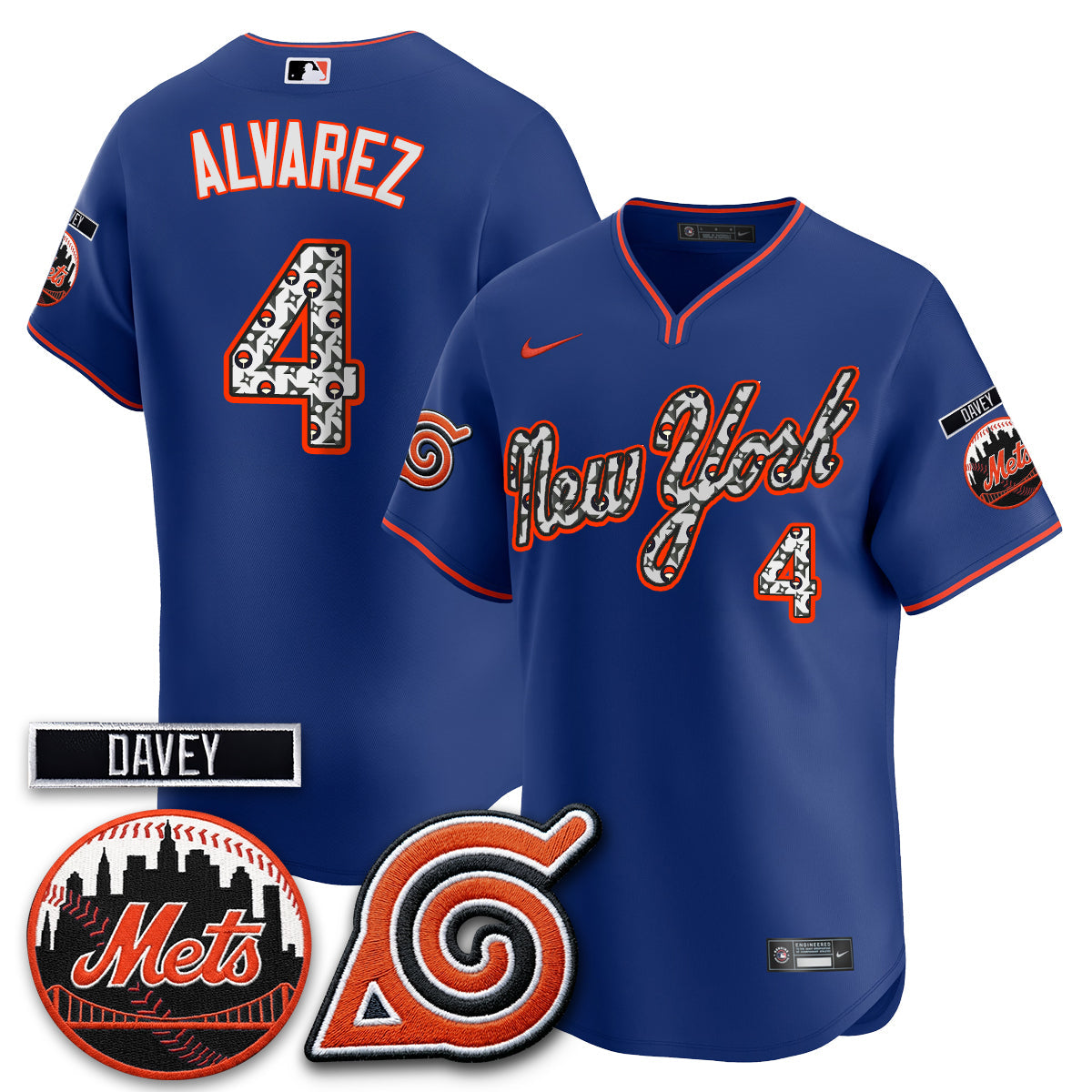 NYM x Naruto Nights 2026 Vapor Limited Jersey - All Stitched V2