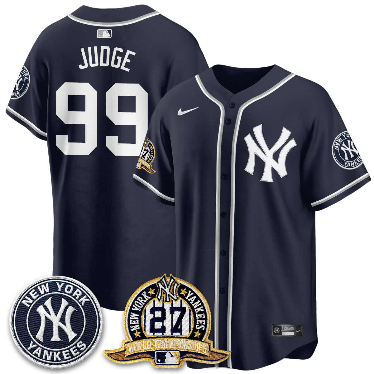 NYY 2026 Black Out Style Vapor Limited Jersey - All Stitched