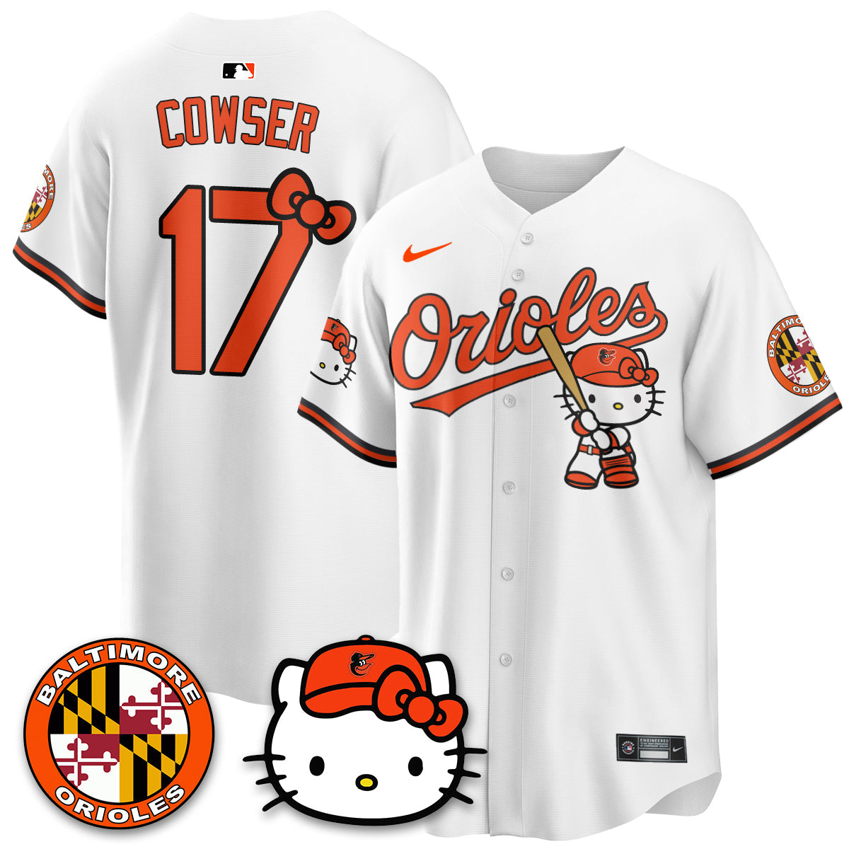 BAL x Meow Kitty Limited City Connect Jersey - Stitched