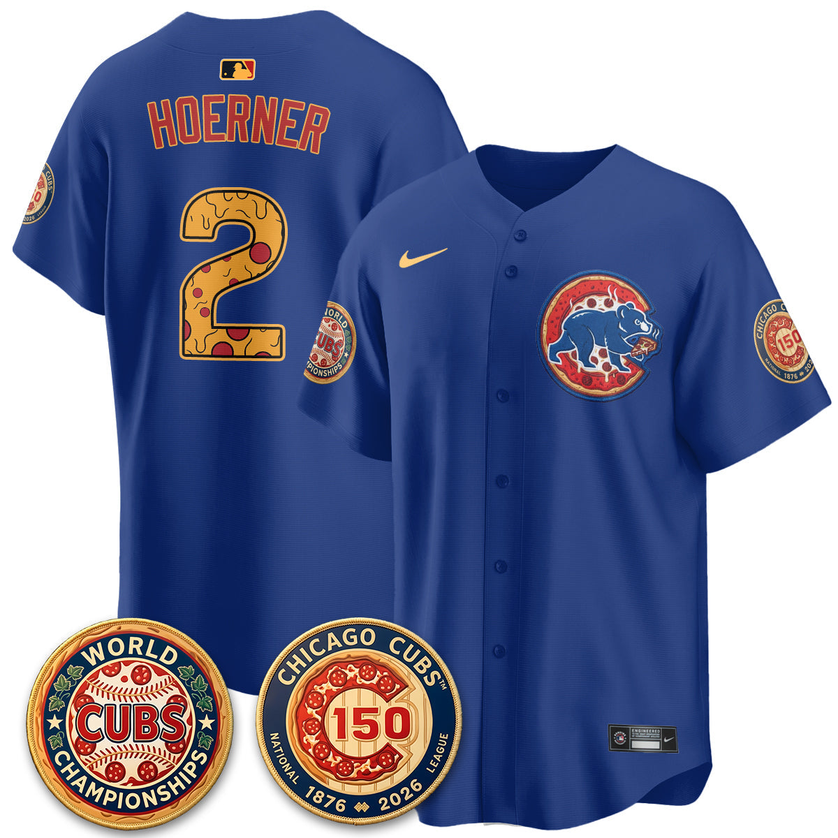 CHC Deep Dish Pizza Vapor Limited Jersey - Stitched